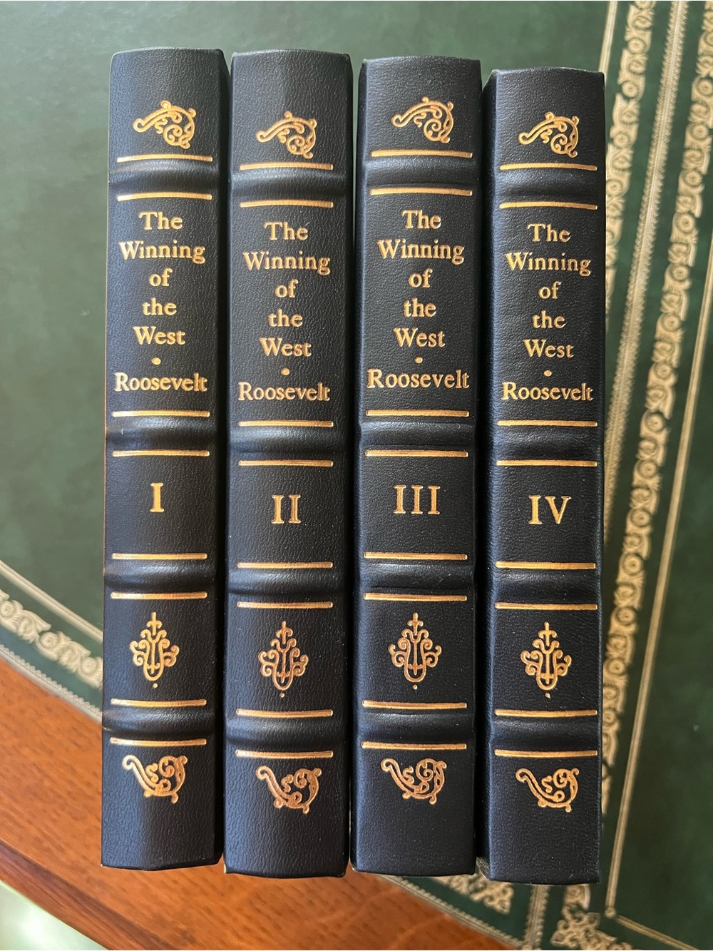 Collectible Hardcover Volume Set Books The Winning of the West Teddy Roosevelt
